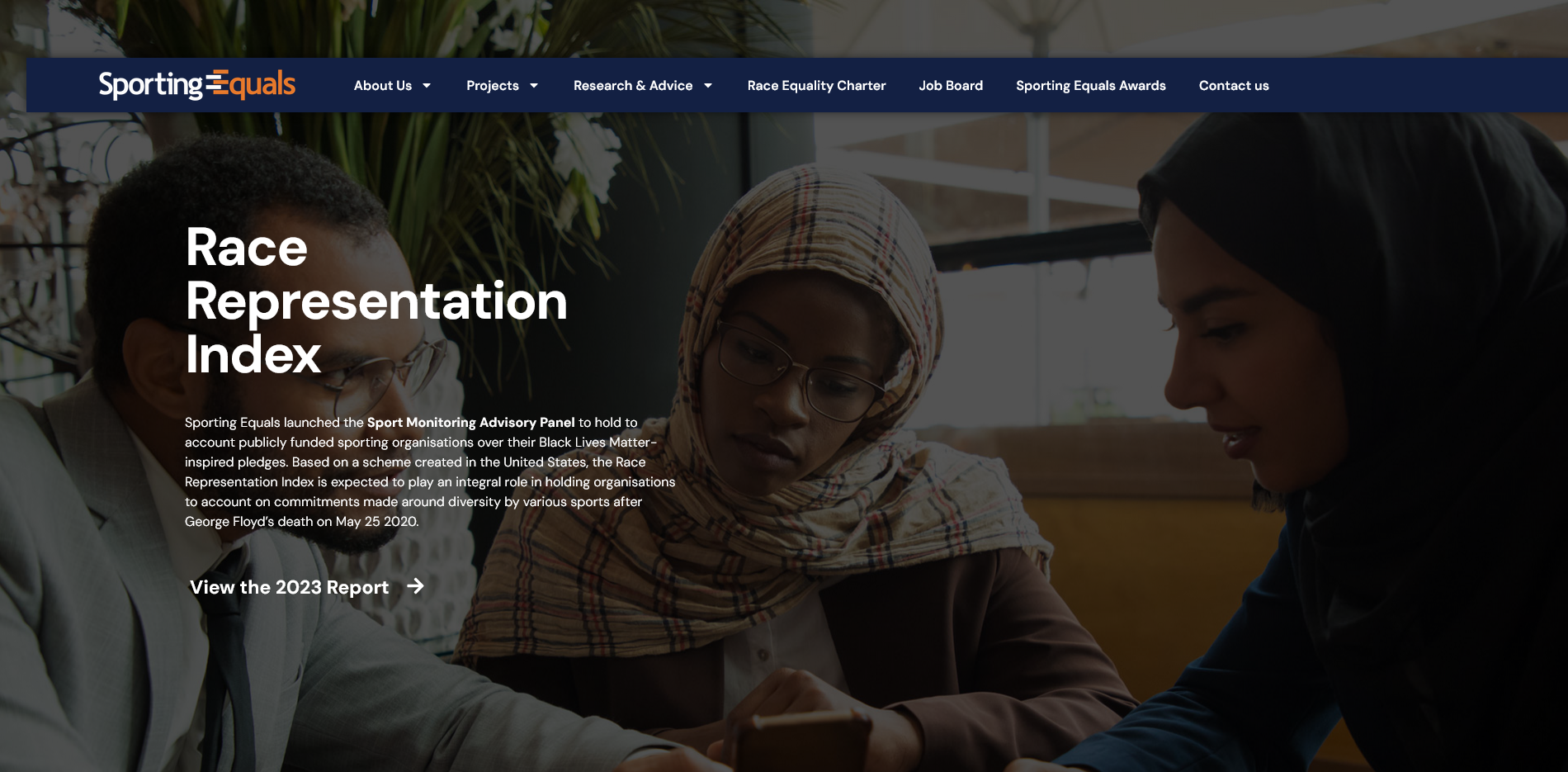 Sporting Equals - Race Representation Index